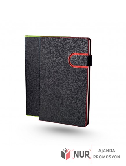 Mıknatıslı Termo Deri Kapaklı Tarihsiz Defter Ajanda